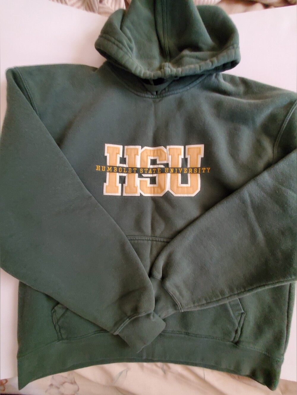 Humbolt State University Hooded Sweatshirt. Large. GUC